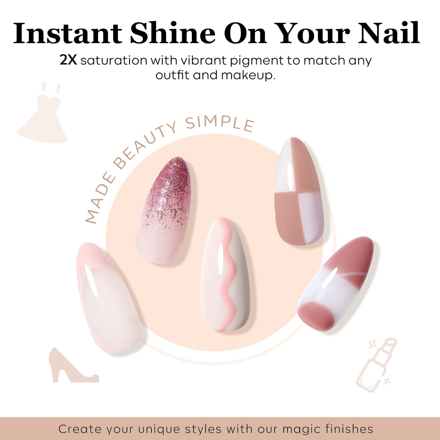 modelones Gel Nail Polish Kit - Image 4